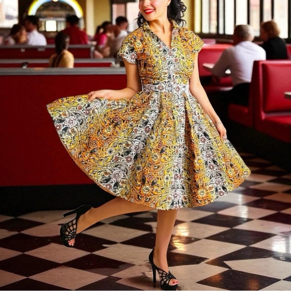 Bernie Dexter Kelly Dress in Witches Brew